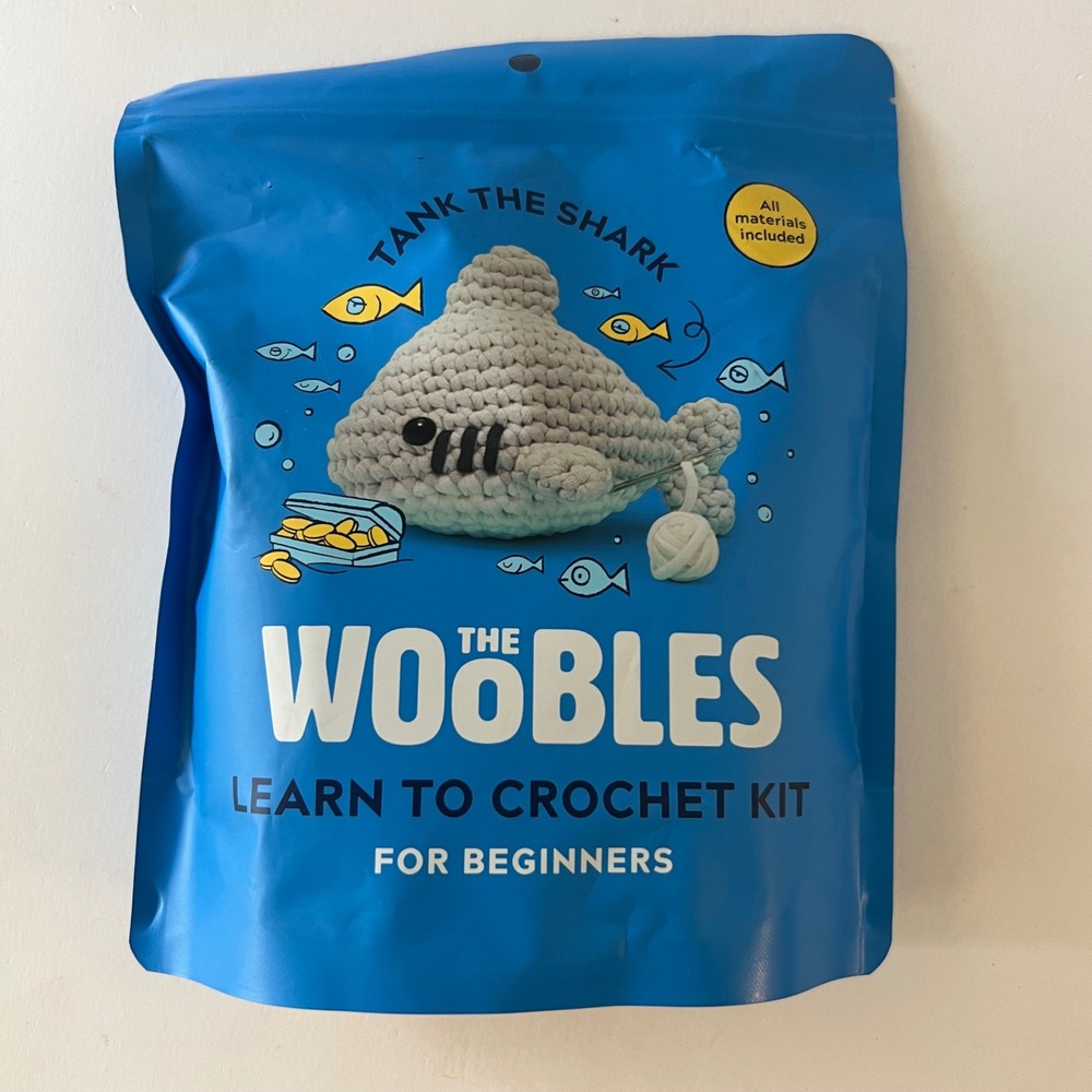 The Woobles Tank The Shark Crochet Kit Beginners NIP